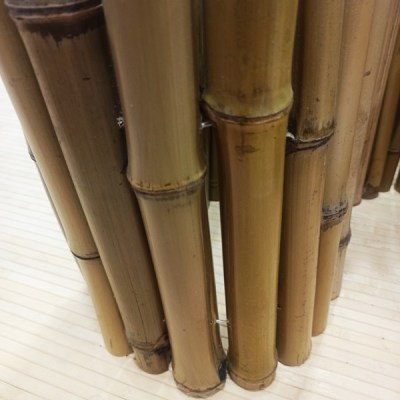 Забор из бамбука рулонный 0,3х3м. (золото)